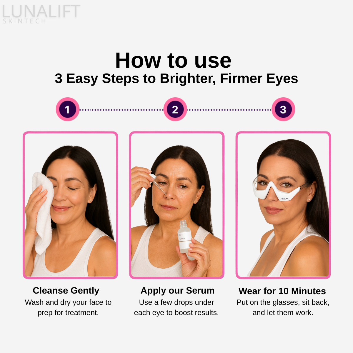 Reverse Tired, Aging Eyes With Lunalift™ Therapy